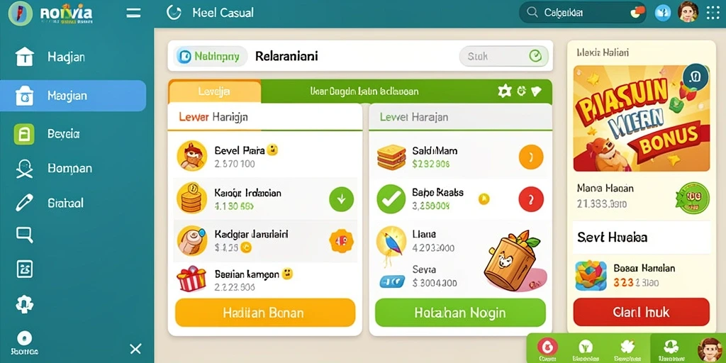Tampilan antarmuka aplikasi yang intuitif.