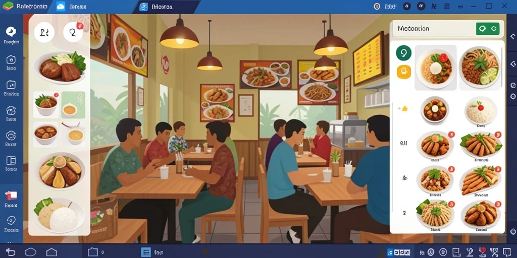 Tampilan antarmuka yang user-friendly.
