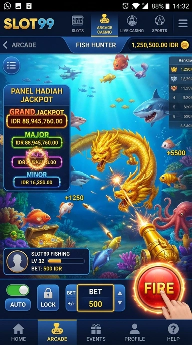 Pratinjau antarmuka slot99 — aplikasi APK resmi Android v2.9.7