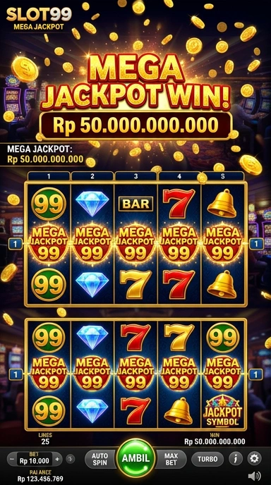 Cuplikan layar menu unduhan slot99 untuk perangkat Android